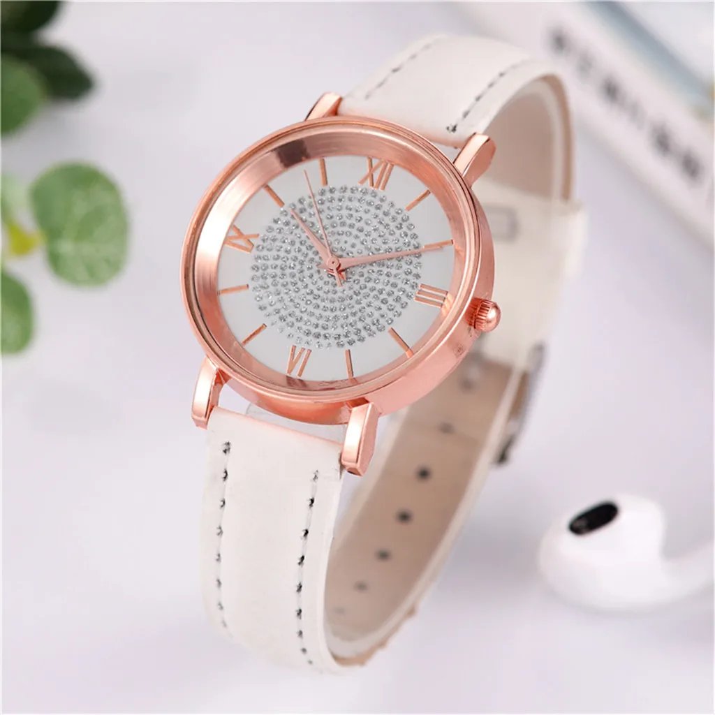 Luxury Watches Rose Gold Watch Stainless Steel Dial Casual Bracele Watch Women Lady Wrist Digital Delicate Gift Watches Часы