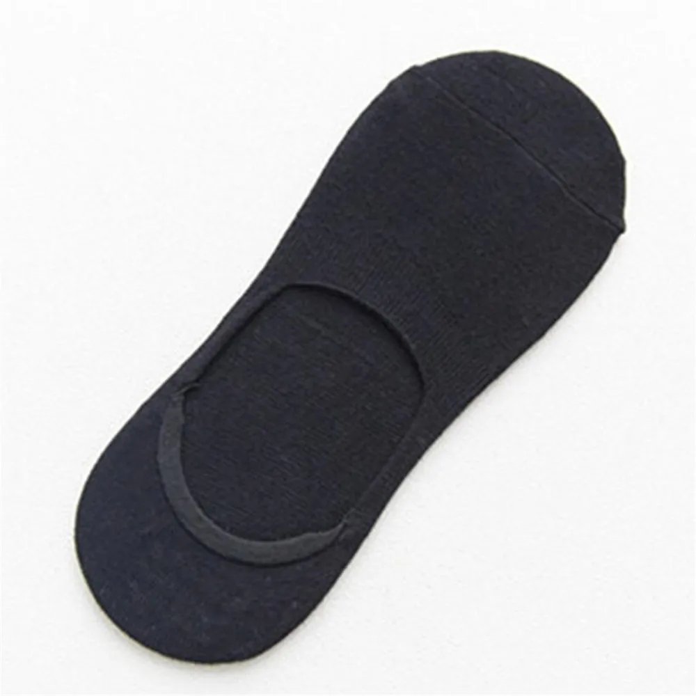 Follow The Foot Sport Socks Men Running Invisible Socks Men 5 Pair Anti Slip Socks Men Silicone Solid Color Unisex Summer Socks