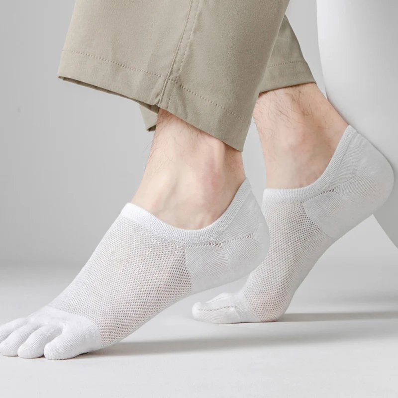 3 Pairs/lot Men's Socks Fashion Casual Soft Breathable Finger Boat Sock High Quality Mesh Casual Sox for Male Sweat-absorbing 3 Pairs/lot Men's Socks Fashion Casual Soft Breathable Finger Boat Sock High Quality Mesh Casual Sox for Male Sweat-absorbing