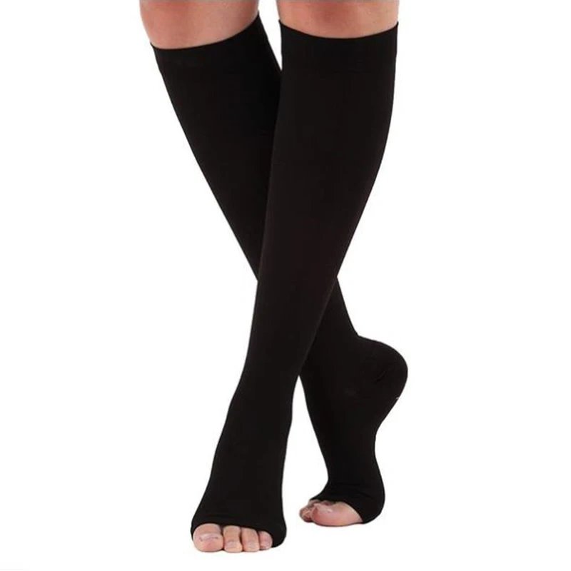 S-XXL Compression Socks Compression Socks for Varicose Vein Calf Riding Socks Stretch Open Toe Knee Socks S-XXL Compression Socks Compression Socks for Varicose Vein Calf Riding Socks Stretch Open Toe Knee Socks