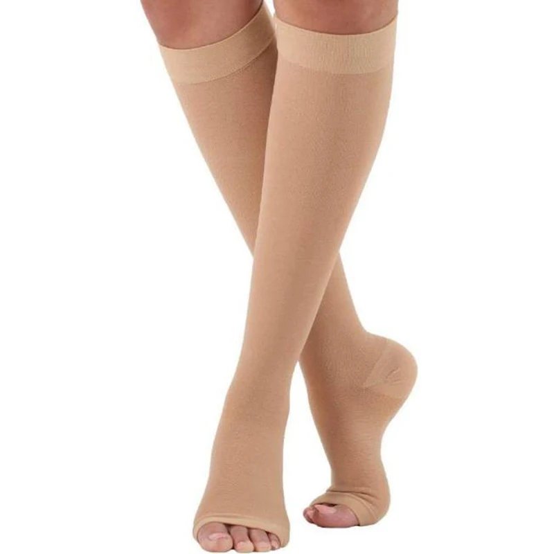 S-XXL Compression Socks Compression Socks for Varicose Vein Calf Riding Socks Stretch Open Toe Knee Socks S-XXL Compression Socks Compression Socks for Varicose Vein Calf Riding Socks Stretch Open Toe Knee Socks