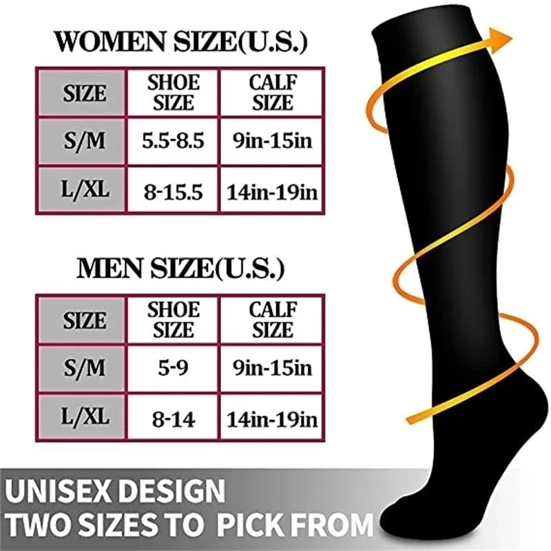 S-XXL Compression Socks Compression Socks for Varicose Vein Calf Riding Socks Stretch Open Toe Knee Socks S-XXL Compression Socks Compression Socks for Varicose Vein Calf Riding Socks Stretch Open Toe Knee Socks