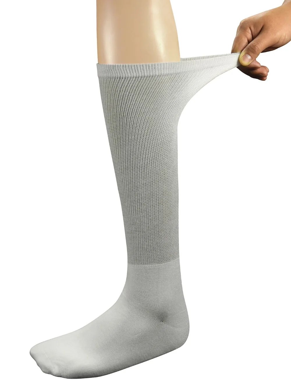 Mens Bamboo Diabetic Over The Calf Socks,4 Pack Size 10-13 Mens Bamboo Diabetic Over The Calf Socks,4 Pack Size 10-13
