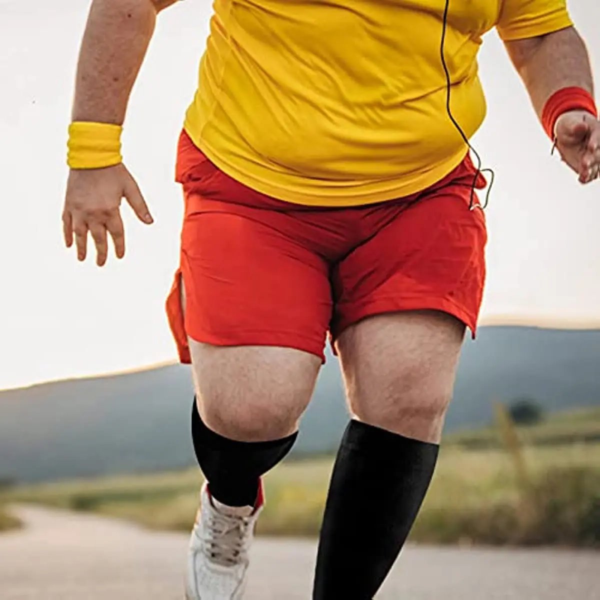 3 Pairs 5XL Compression Socks Wide Calf Women Men Support Stockings Reduces Swelling Pain Nurses Running Pregnant Travel Flight