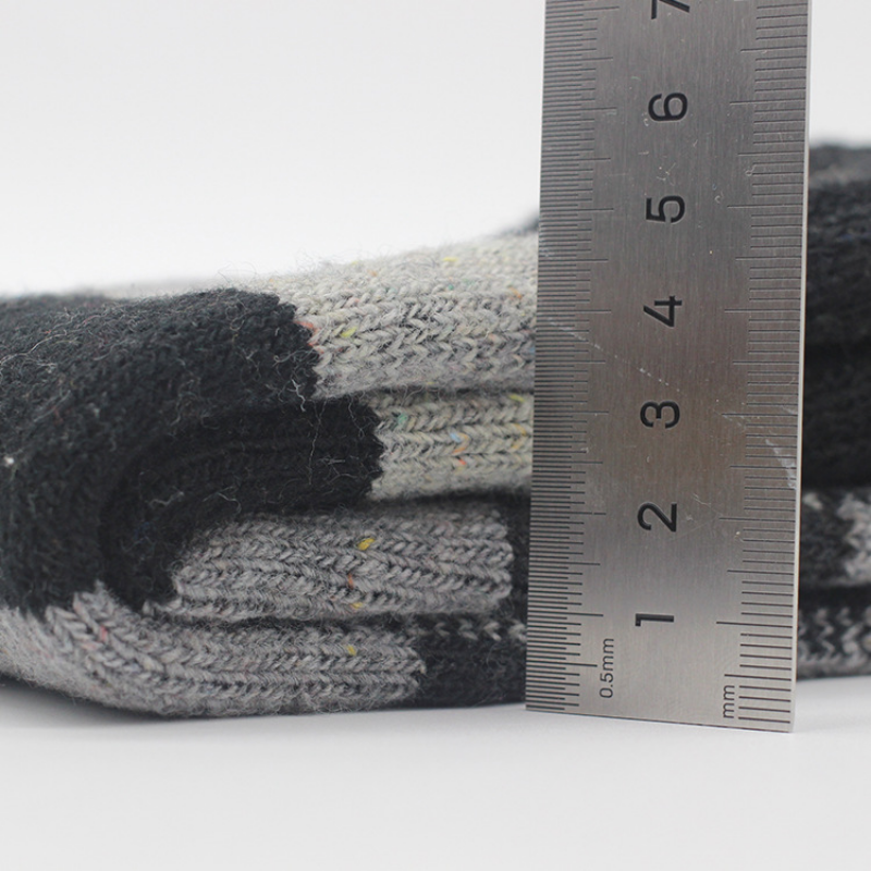 Socks Men's Autumn and Winter Thickened Thick Rabbit Wool Mid-calf Terry Men's Mid-calf Socks Socks Men Socks Men Mens Socks