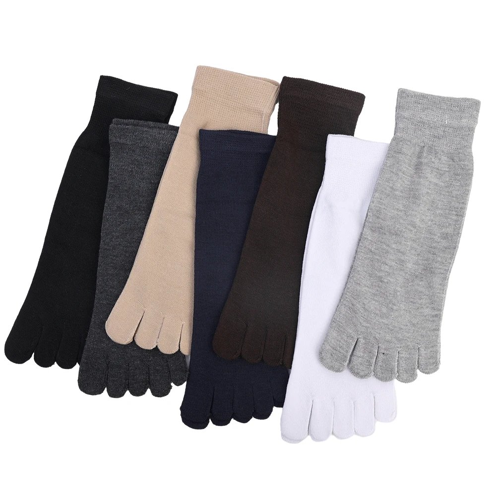 1/2Pairs Five Finger Socks Unisex Toe Socks Men and Women Breathable Cotton Stockings Sports Running Solid Black White Grey Sox 1/2Pairs Five Finger Socks Unisex Toe Socks Men and Women Breathable Cotton Stockings Sports Running Solid Black White Grey Sox