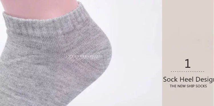 10pairs/Lot Men's Socks Casual Boat Socks Black Business Socks Solid Color Breathable Comfortable High Quality Ankle Socks 37-45