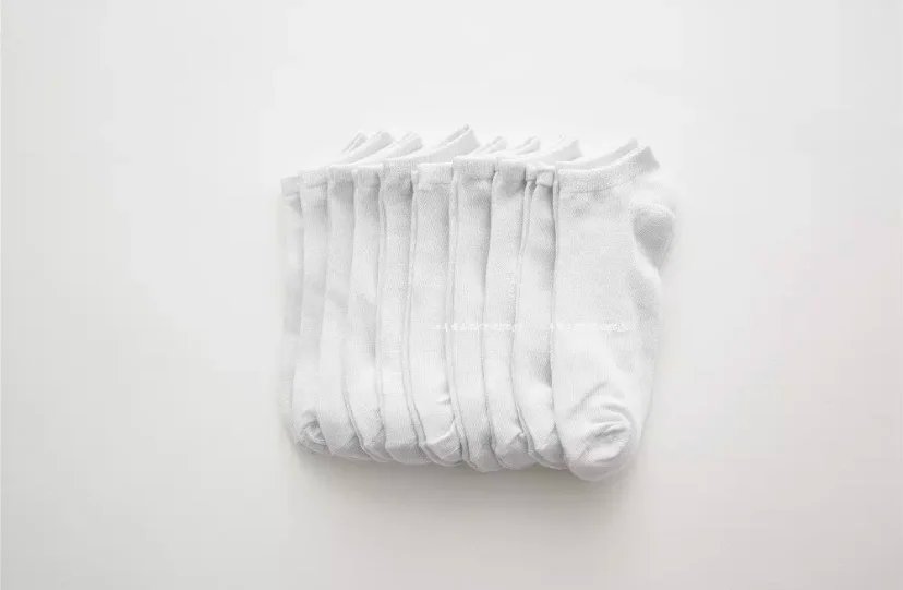 10pairs/Lot Men's Socks Casual Boat Socks Black Business Socks Solid Color Breathable Comfortable High Quality Ankle Socks 37-45