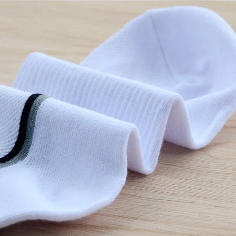10Pieces=5Pair/lot Summer Cotton Man Short Socks Fashion Breathable Boat Socks Comfortable Casual Socks Male White Hot Sale