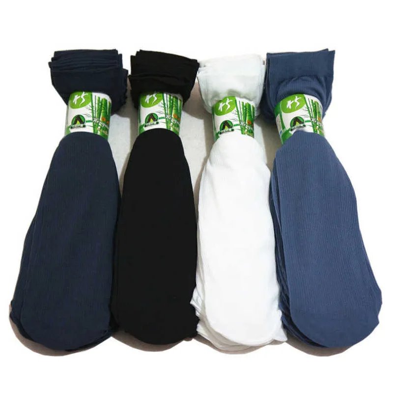 40pcs Breathable Socks for Men Summer Ultra-thin Stripe Ice Silk Cool Socks Antibacterial Business Men Bamboo Fiber Long Socks