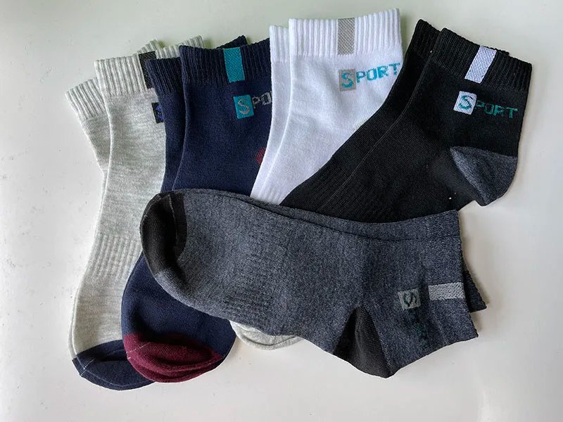 5 Pairs High Quality Bamboo Fiber Breathable Deodorant Business Men Tube Socks For Autumn And Spring Summer Plus Size EUR 38-47