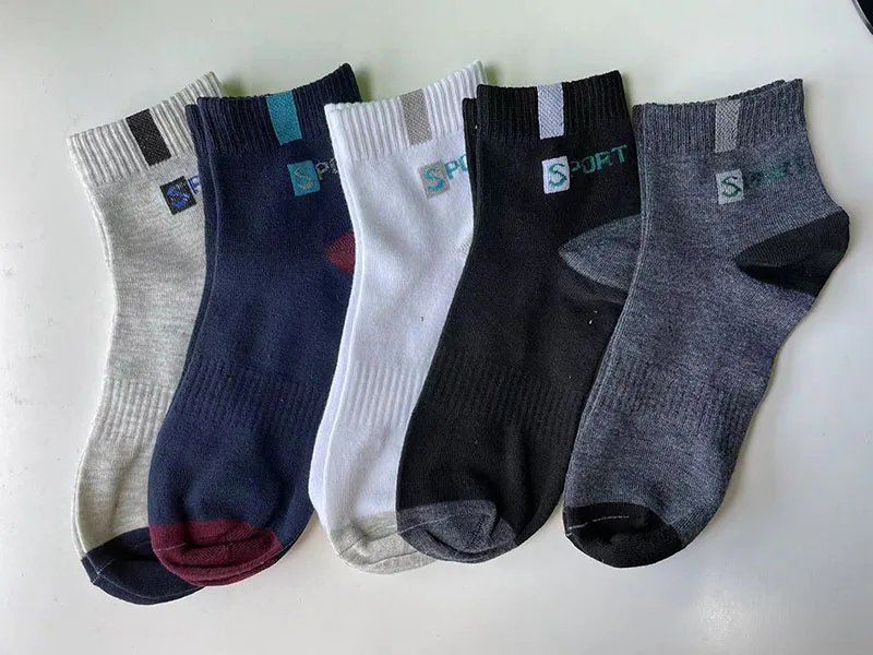 5 Pairs High Quality Bamboo Fiber Breathable Deodorant Business Men Tube Socks For Autumn And Spring Summer Plus Size EUR 38-47