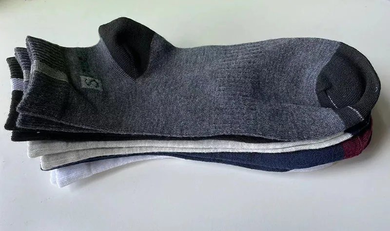 5 Pairs High Quality Bamboo Fiber Breathable Deodorant Business Men Tube Socks For Autumn And Spring Summer Plus Size EUR 38-47