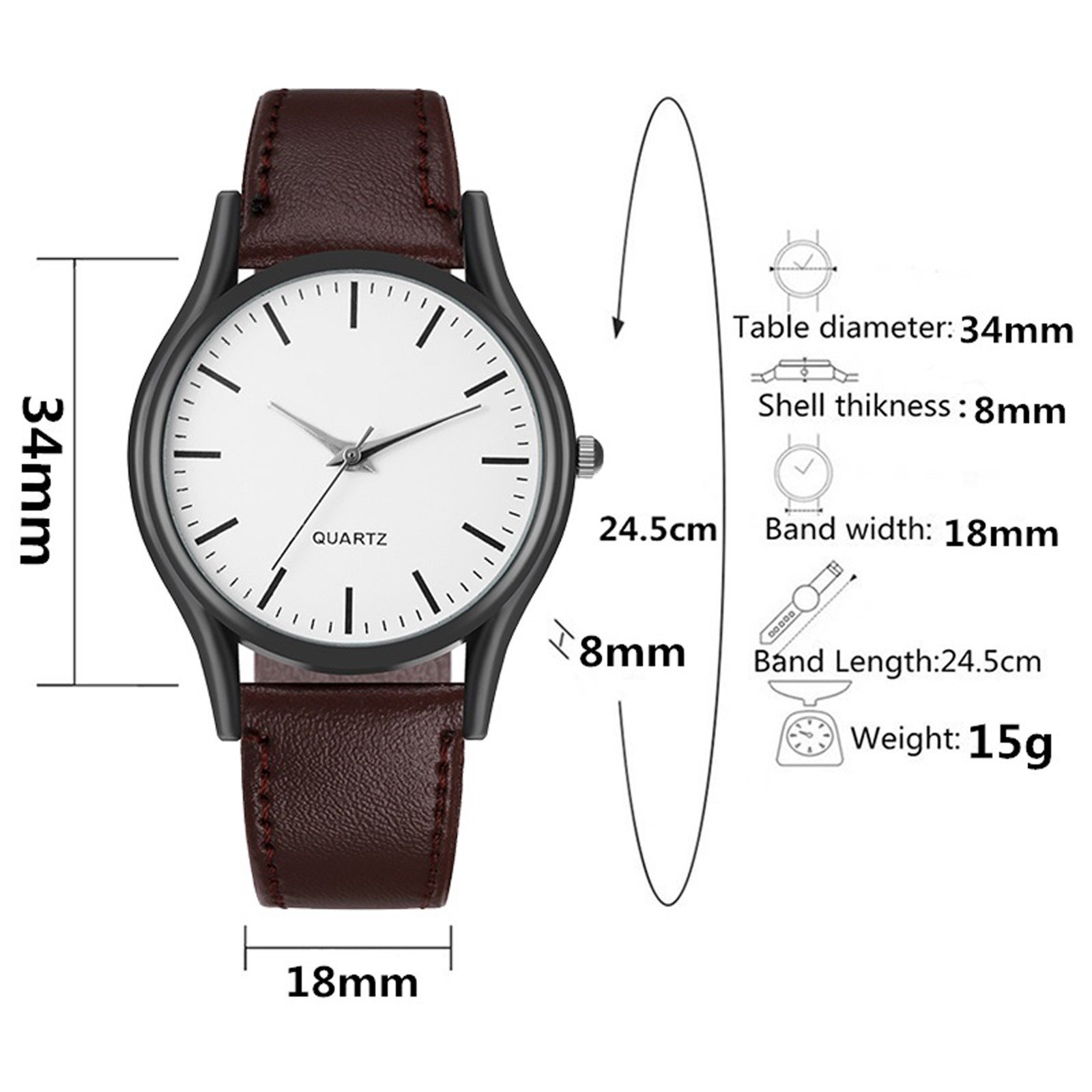 watch for men Fashion Business Design Hand Watch Leather Watch часы мужские erkek kol saati reloj hombre relojes para hombre