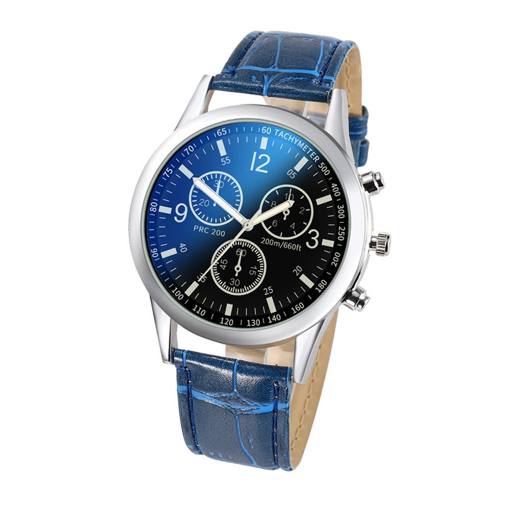 2023 New Business Watches For Men Luxury Leather Strap Analog Quartz Wristwatches Men Digital Sport Watch Relogio Masculino