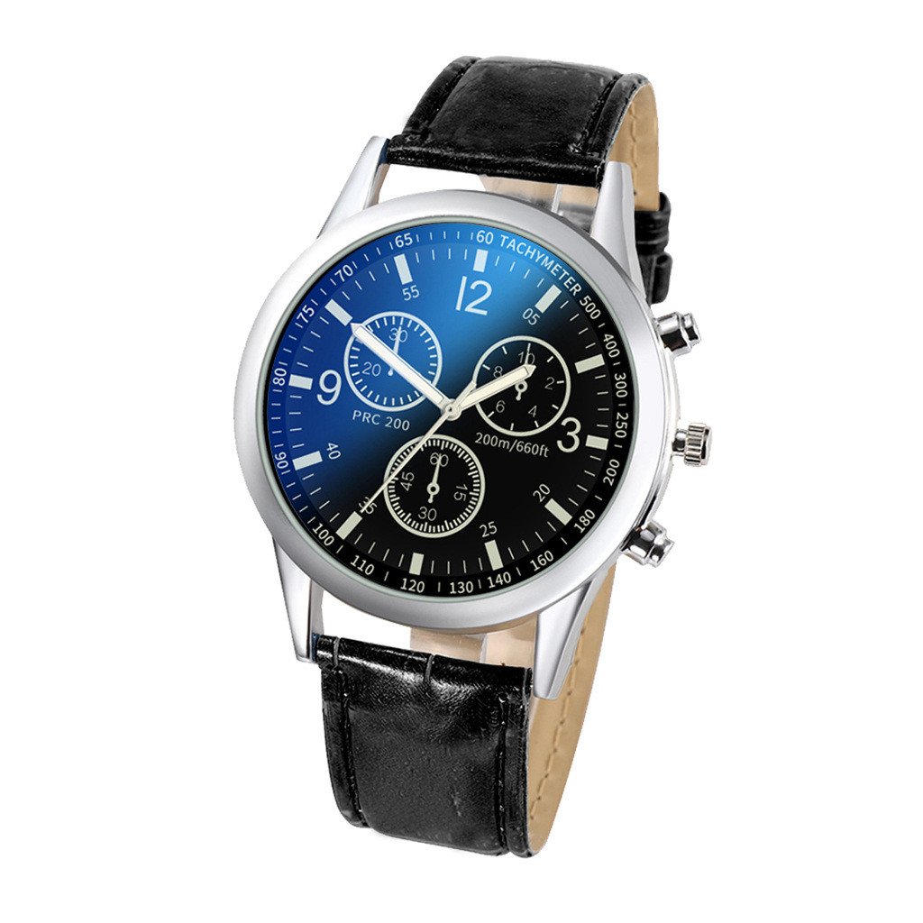 2023 New Business Watches For Men Luxury Leather Strap Analog Quartz Wristwatches Men Digital Sport Watch Relogio Masculino