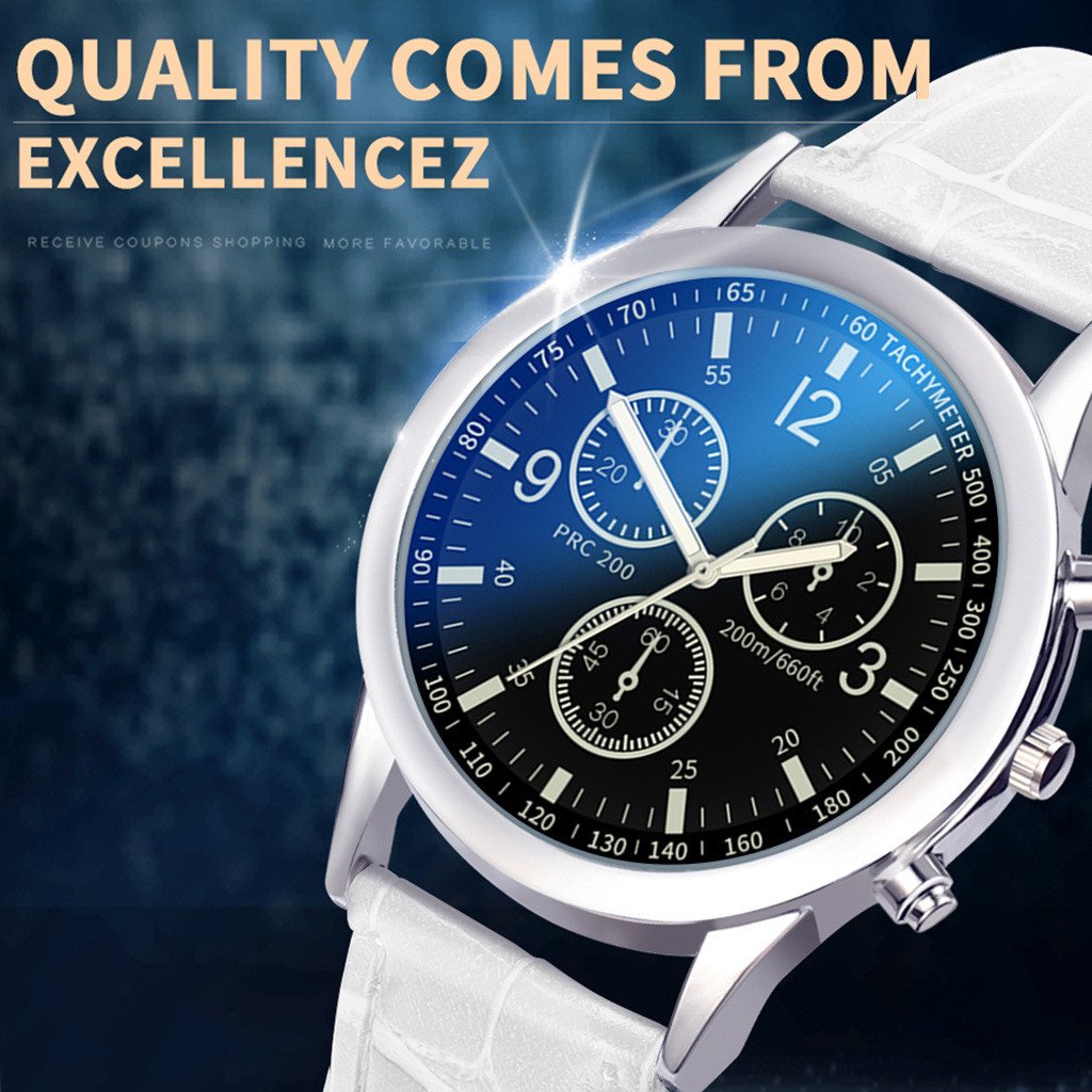 2023 New Business Watches For Men Luxury Leather Strap Analog Quartz Wristwatches Men Digital Sport Watch Relogio Masculino