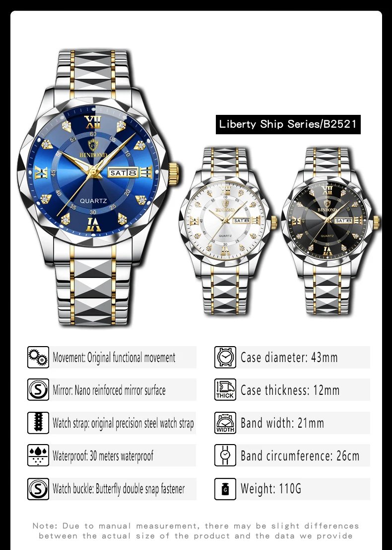 Fashion Business Watch Men Warterproof Sports Mens Watch Top Brand Luxury Clock Male Quartz Wristwatch Relogio Masculino 2023