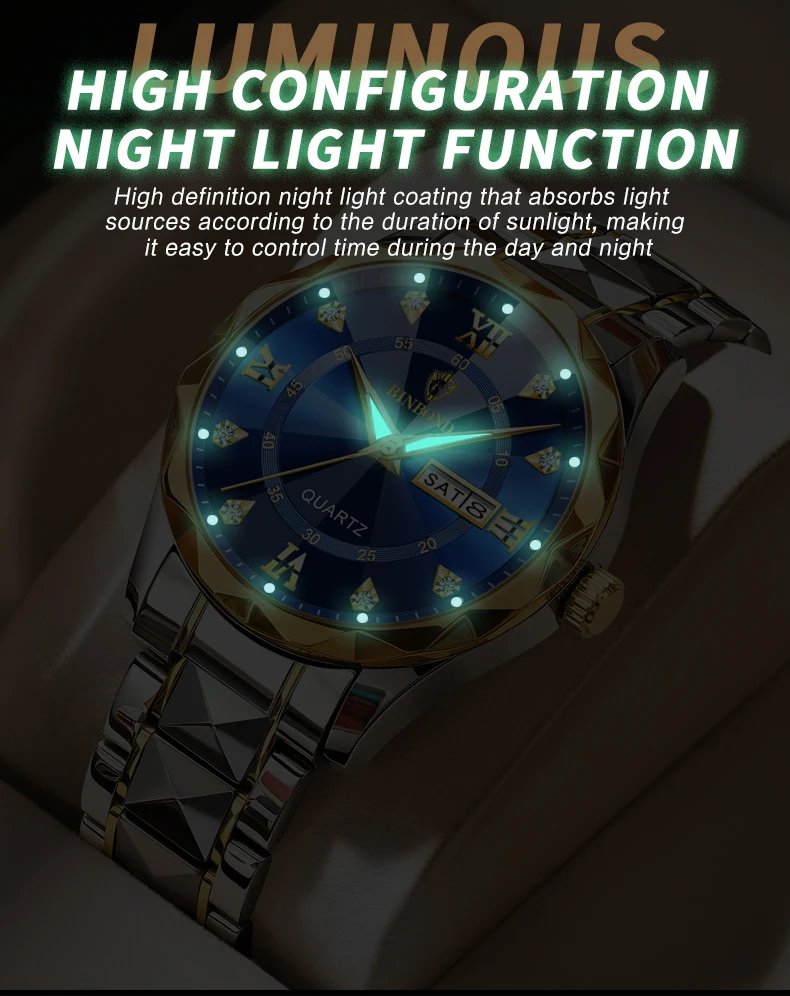 Fashion Business Watch Men Warterproof Sports Mens Watch Top Brand Luxury Clock Male Quartz Wristwatch Relogio Masculino 2023