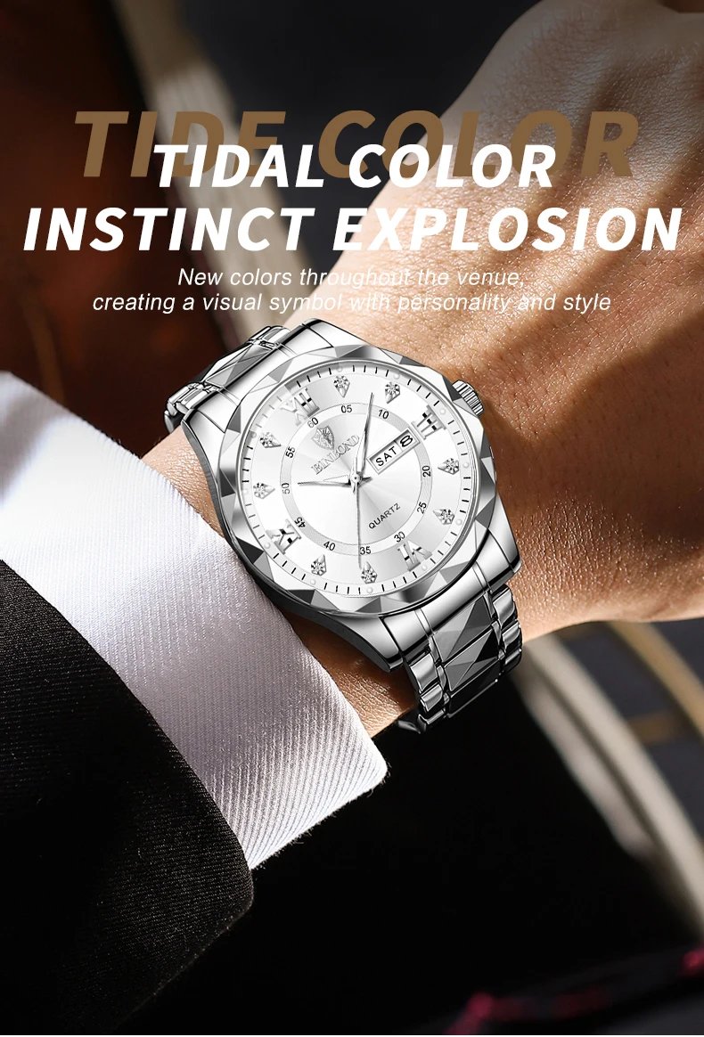 Fashion Business Watch Men Warterproof Sports Mens Watch Top Brand Luxury Clock Male Quartz Wristwatch Relogio Masculino 2023