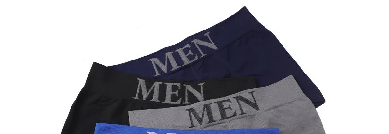 3Pcs/Lot Men's Panties Underwear Boxers Breathable Man Boxer Solid Underpants Comfortable Male Brand Shorts Black Blue Underwear 3Pcs/Lot Men's Panties Underwear Boxers Breathable Man Boxer Solid Underpants Comfortable Male Brand Shorts Black Blue Underwear