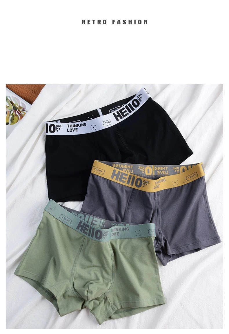 Men Panties Cotton BoxerShorts Man Underwear For Men Boxers Breathable U Convex Male Underpants Sexy Plus Size Mens Shorts L-7XL