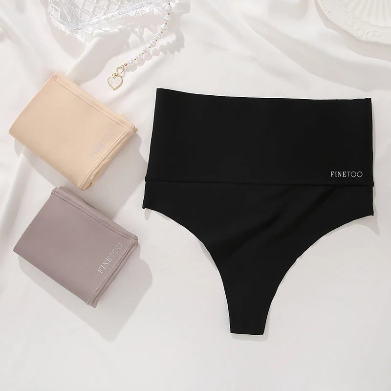 Seamless High Waist Women Thong Black Abdomen Hip Lift Briefs Body Shaping Underwear Breathable Female Panties Plus Size S-XL Seamless High Waist Women Thong Black Abdomen Hip Lift Briefs Body Shaping Underwear Breathable Female Panties Plus Size S-XL