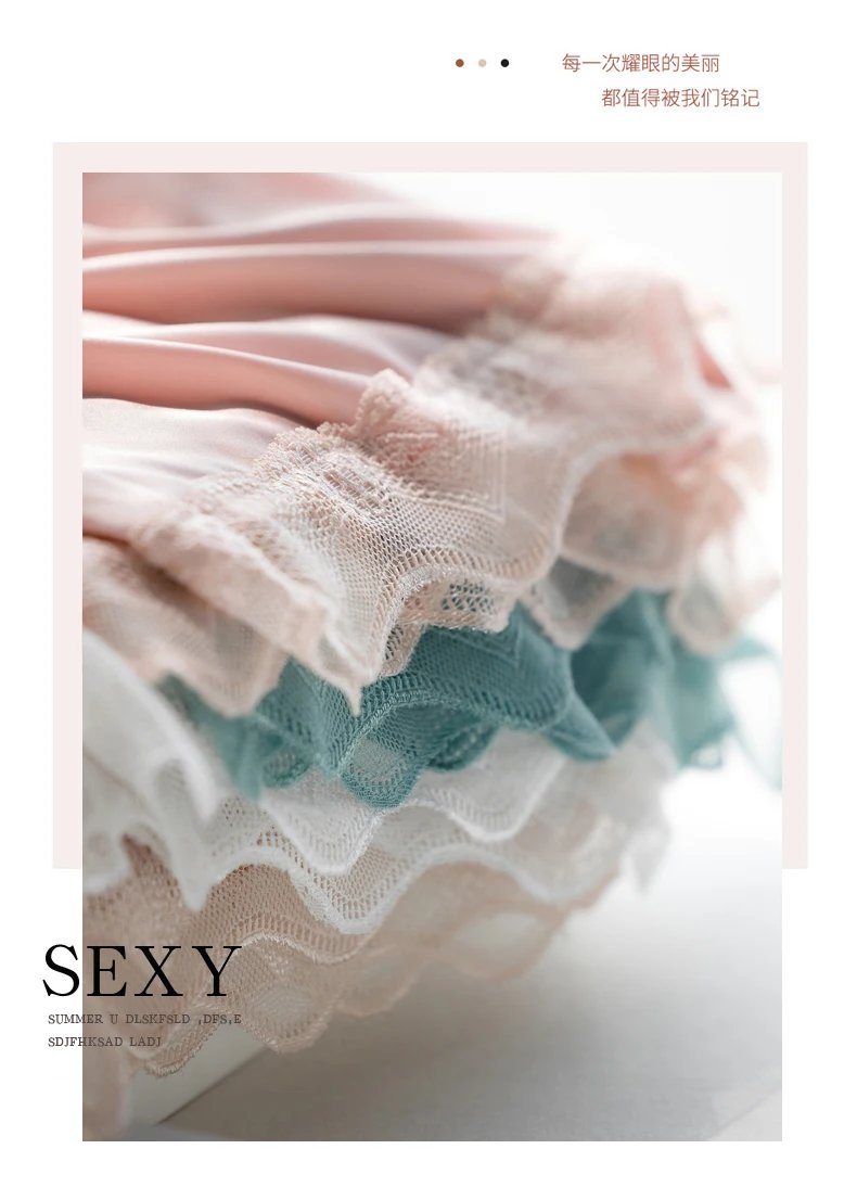 Elegant Lace Satin Safety Short Pants Women Home Sleeping Shorts Seamless Underwear Female Safe Boxer Shorts Lingerie Underpants