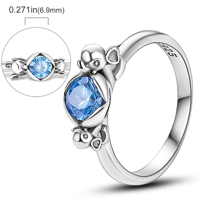 New Red Heart Ring 925 Sterling Silver Sparkling Ring for Women 925 Silver Design Original Zircon Rings Festival Jewelry Gift