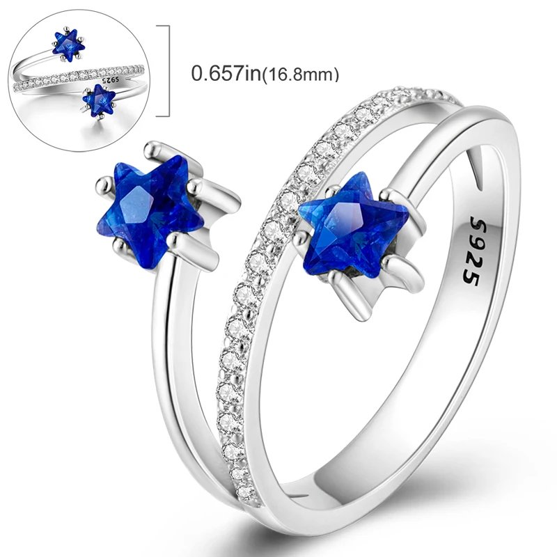 New Red Heart Ring 925 Sterling Silver Sparkling Ring for Women 925 Silver Design Original Zircon Rings Festival Jewelry Gift