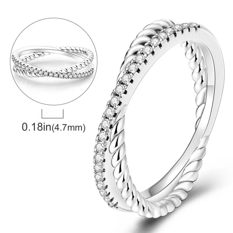 New Red Heart Ring 925 Sterling Silver Sparkling Ring for Women 925 Silver Design Original Zircon Rings Festival Jewelry Gift