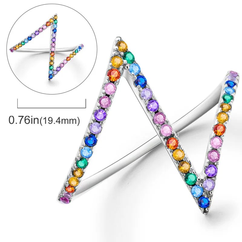 New Red Heart Ring 925 Sterling Silver Sparkling Ring for Women 925 Silver Design Original Zircon Rings Festival Jewelry Gift