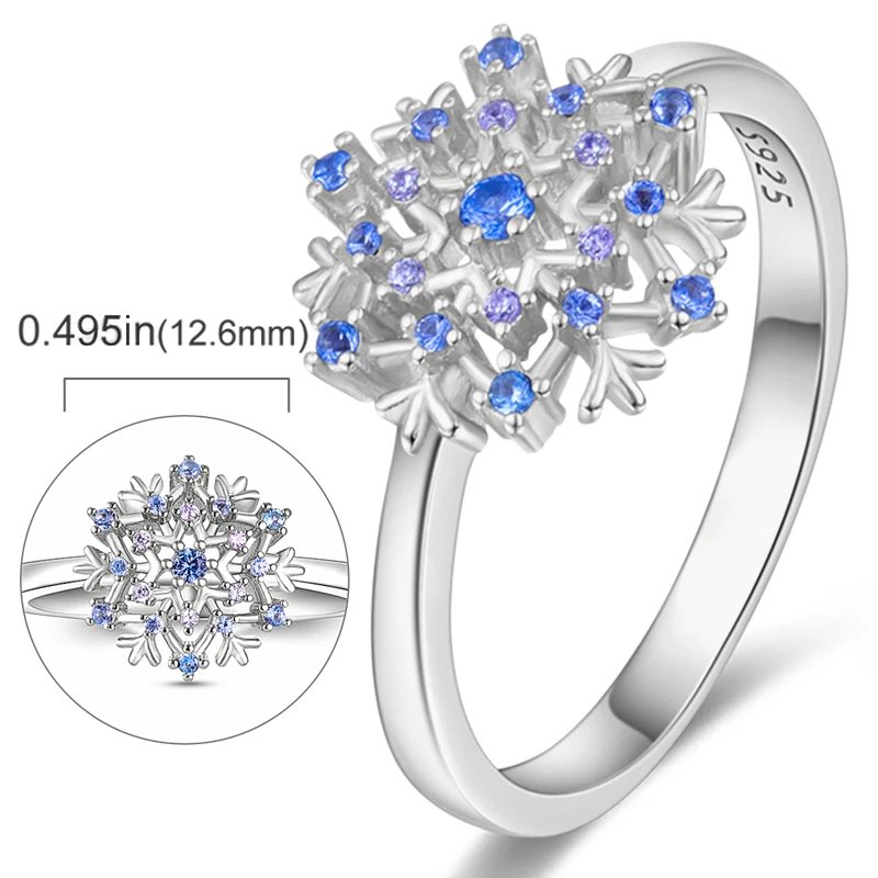 New Red Heart Ring 925 Sterling Silver Sparkling Ring for Women 925 Silver Design Original Zircon Rings Festival Jewelry Gift