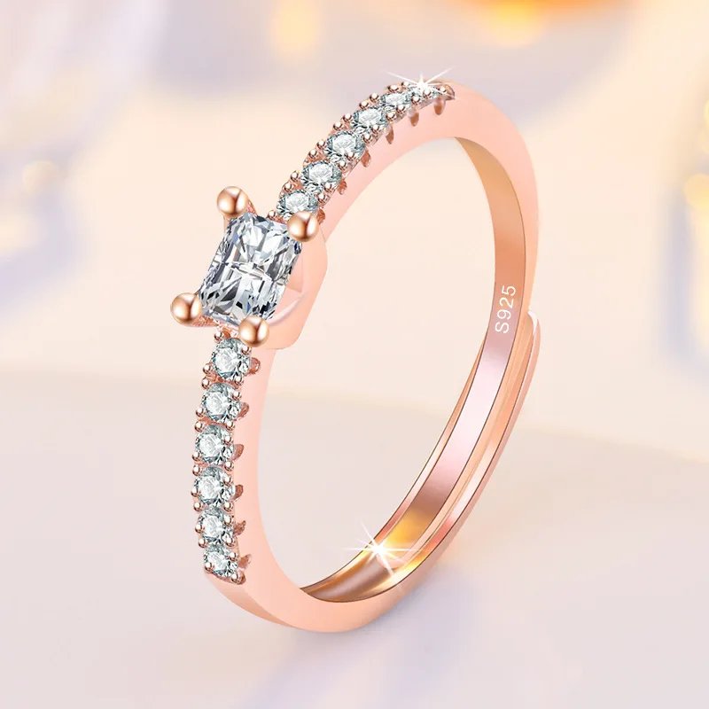 925纯银海豚戒指简约时尚精致学生女友首饰配饰婚礼派对