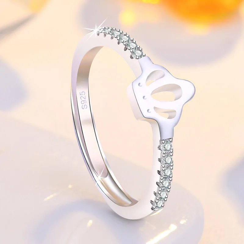 925纯银海豚戒指简约时尚精致学生女友首饰配饰婚礼派对