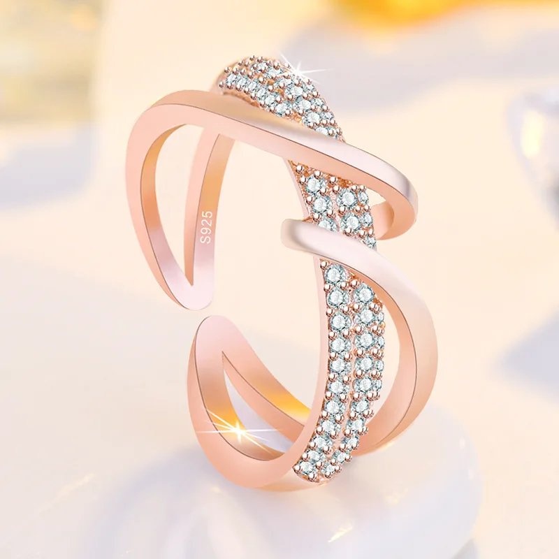 925纯银海豚戒指简约时尚精致学生女友首饰配饰婚礼派对