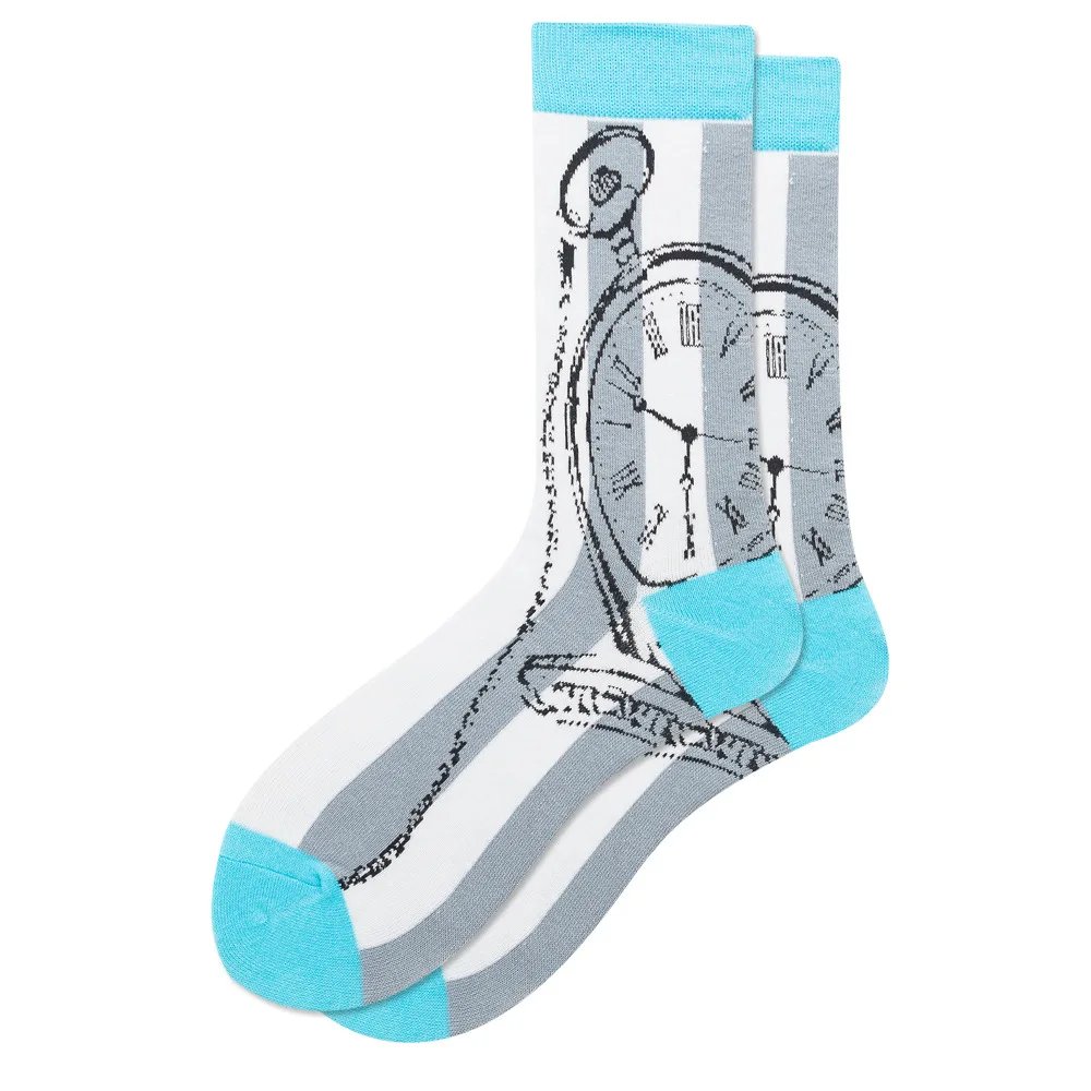 Pillen, schach, biohazard, rot wein, taschenuhr, bier, briefmarken, getr&auml;nke, anker socken f&uuml;r m&auml;nner und frauen ZQ-065