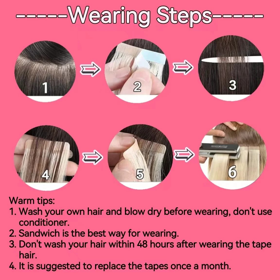 Tape In 100% Real Remy Human Hair Brazilian Human Hair Straight Extensions Skin Weft Adhesive Glue On Salon Quality for Woman