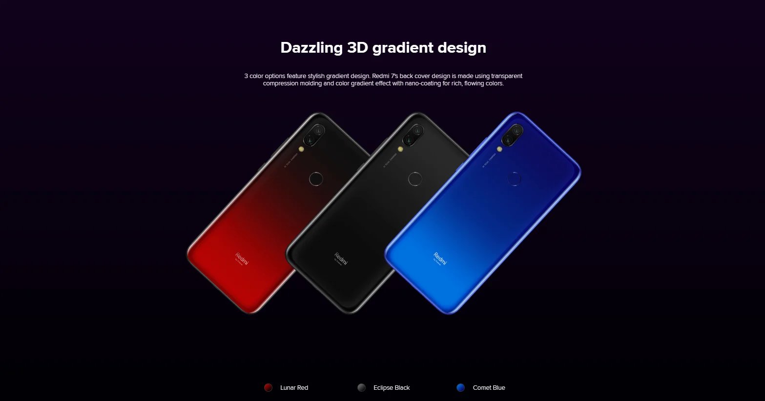Xiaomi Redmi 7 Cellphone with Phone Case, Dual SIM Solt Cellphone Android Cell Phone Dual Camera Global ROM
