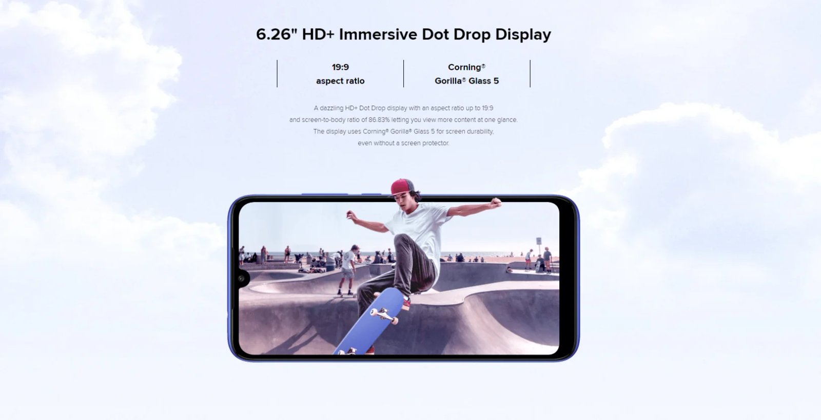 Xiaomi Redmi 7 Cellphone with Phone Case, Dual SIM Solt Cellphone Android Cell Phone Dual Camera Global ROM