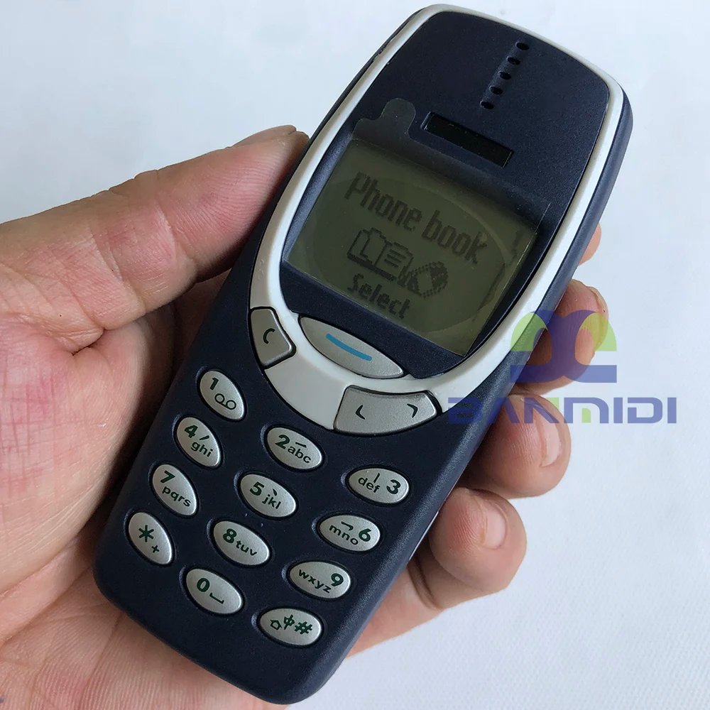 Original 3310 Mobile Cell Phone 2G GSM 900/1800. Good Cheap Cellphone Unlocked. Made On 2000 Year. Not Working in North America