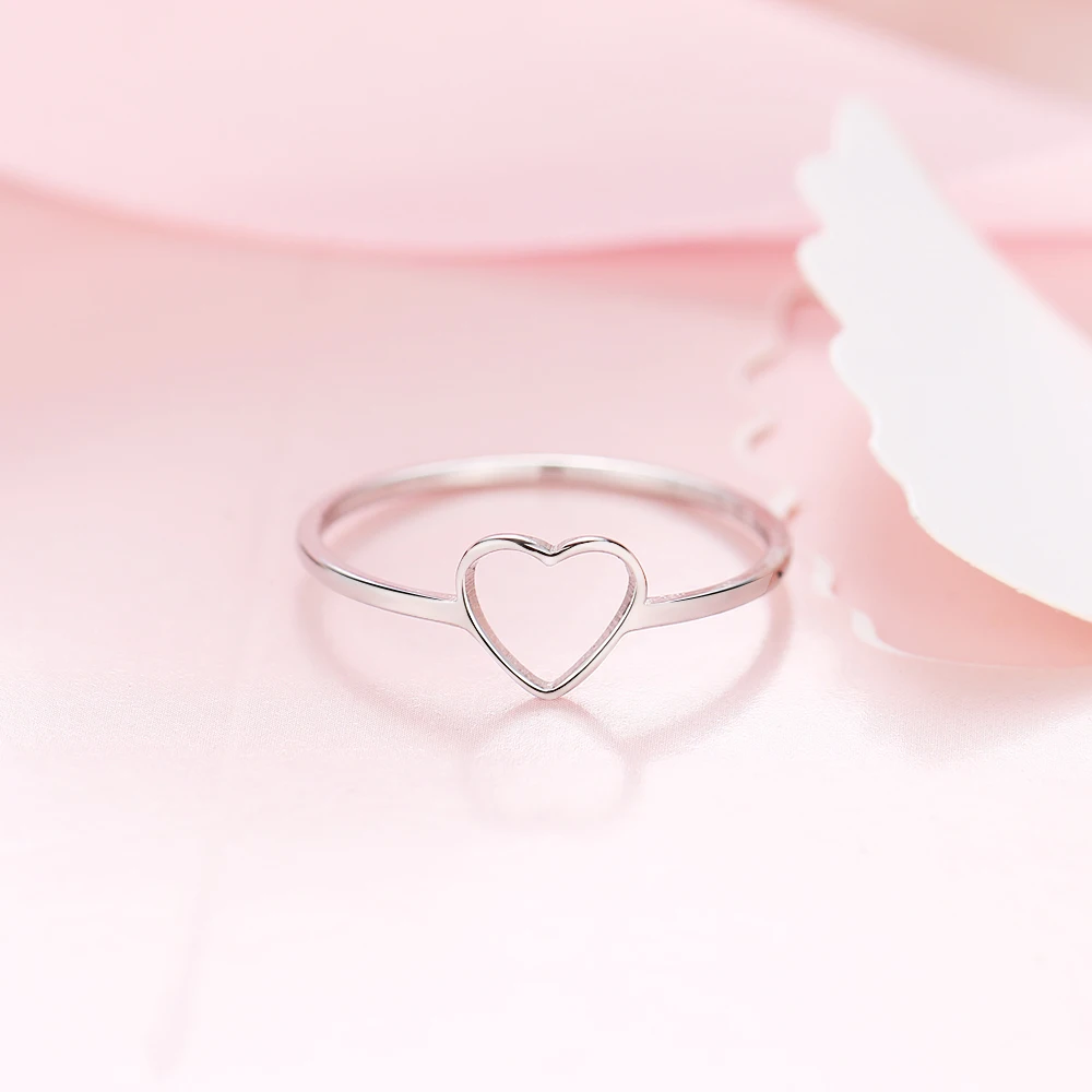 Stainless Steel Luckyoverflow Best Friend New Fashion Gold Color Heart Shaped Wedding Rings for Woman Jewelry Gift R349 Stainless Steel Luckyoverflow Best Friend New Fashion Gold Color Heart Shaped Wedding Rings for Woman Jewelry Gift R349