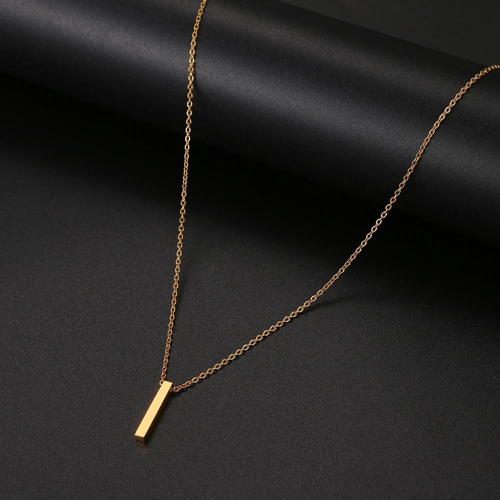 Stainless Steel Necklaces Minimalist Four-leaf Clover Geometric Style Fashion Chain Necklace for Women Collar Pendant Jewelry Stainless Steel Necklaces Minimalist Four-leaf Clover Geometric Style Fashion Chain Necklace for Women Collar Pendant Jewelry