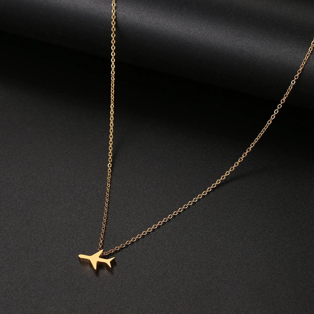 Stainless Steel Necklaces Minimalist Four-leaf Clover Geometric Style Fashion Chain Necklace for Women Collar Pendant Jewelry Stainless Steel Necklaces Minimalist Four-leaf Clover Geometric Style Fashion Chain Necklace for Women Collar Pendant Jewelry