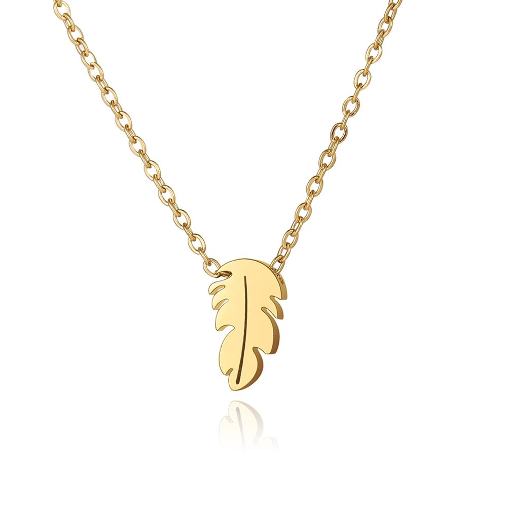 Stainless Steel Necklaces Minimalist Four-leaf Clover Geometric Style Fashion Chain Necklace for Women Collar Pendant Jewelry Stainless Steel Necklaces Minimalist Four-leaf Clover Geometric Style Fashion Chain Necklace for Women Collar Pendant Jewelry