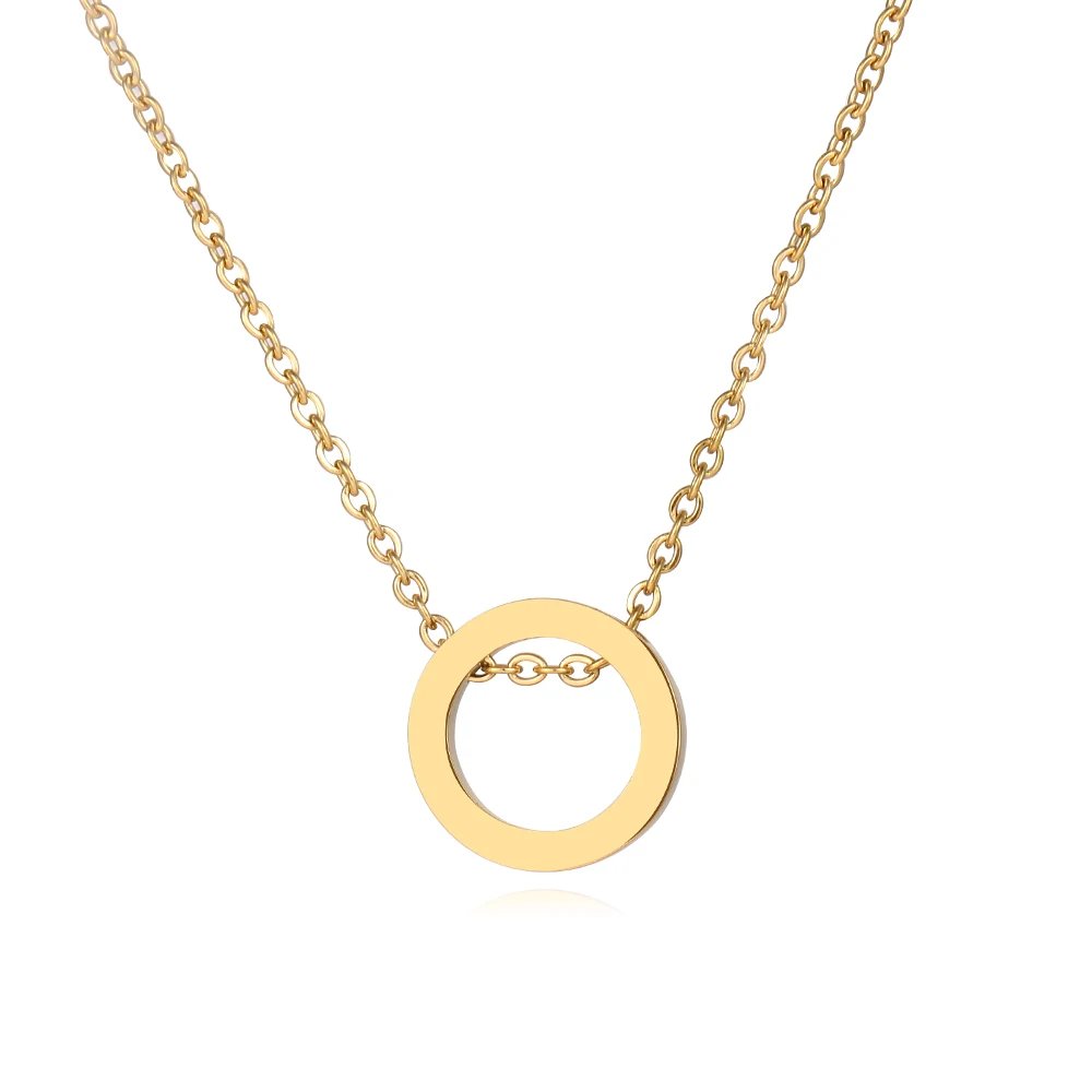 Stainless Steel Necklaces Minimalist Four-leaf Clover Geometric Style Fashion Chain Necklace for Women Collar Pendant Jewelry Stainless Steel Necklaces Minimalist Four-leaf Clover Geometric Style Fashion Chain Necklace for Women Collar Pendant Jewelry