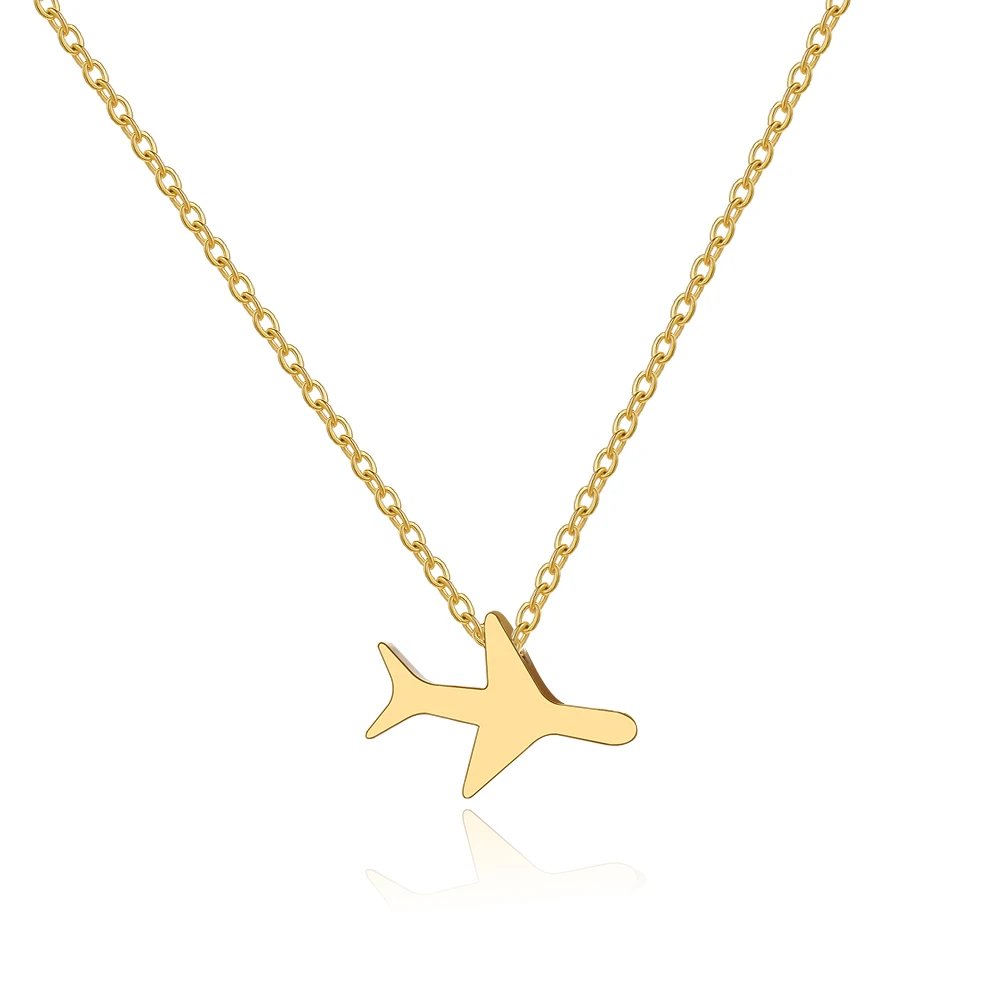 Stainless Steel Necklaces Minimalist Four-leaf Clover Geometric Style Fashion Chain Necklace for Women Collar Pendant Jewelry Stainless Steel Necklaces Minimalist Four-leaf Clover Geometric Style Fashion Chain Necklace for Women Collar Pendant Jewelry