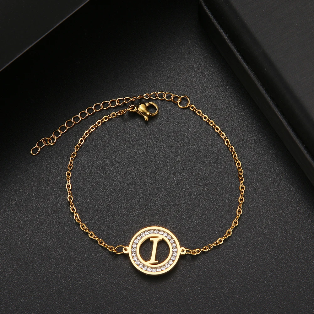 316L Stainless Steel Bracelet With Letter A-Z Fashion Initial Alphabet Charms Bracelets For Women Fashion Girls Gifts 316L Stainless Steel Bracelet With Letter A-Z Fashion Initial Alphabet Charms Bracelets For Women Fashion Girls Gifts
