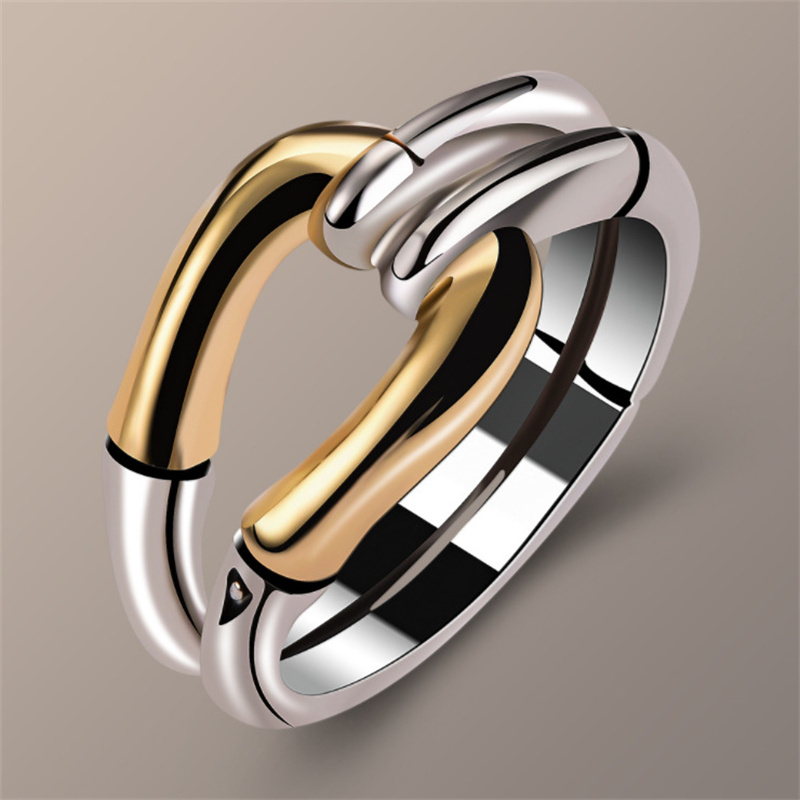 Delicate Women Fashion Gold Silver Color Simple Geometry Rings for Women Wedding Engagement Jewelry Delicate Women Fashion Gold Silver Color Simple Geometry Rings for Women Wedding Engagement Jewelry