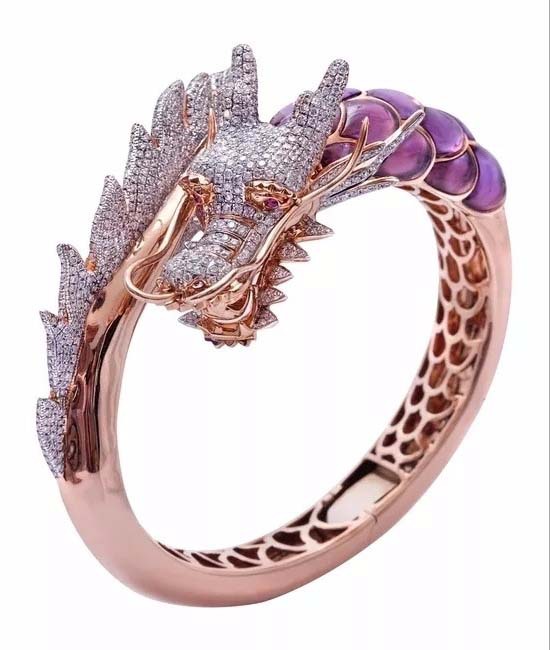 Exquisite Delicate Rose Gold Colors Dragon Rings for Women Trendy Metal Inlaid White Stone Wedding Ring Engagement Jewelry Exquisite Delicate Rose Gold Colors Dragon Rings for Women Trendy Metal Inlaid White Stone Wedding Ring Engagement Jewelry